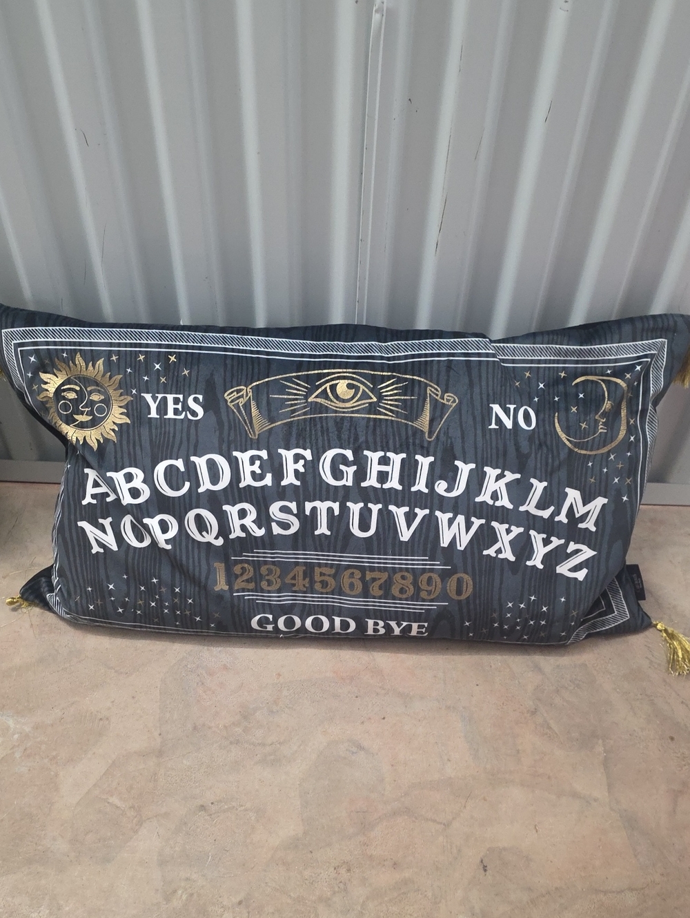 Oujia Pillow With Tassels